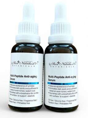 🆕 Skin Nutrition Botanicals Multi-Peptide Anti-Aging Serum- 2 bottles